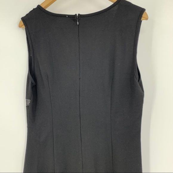 Glamorous Dress Large 9290 Black Scuba Mesh Cut - Picture 6 of 7